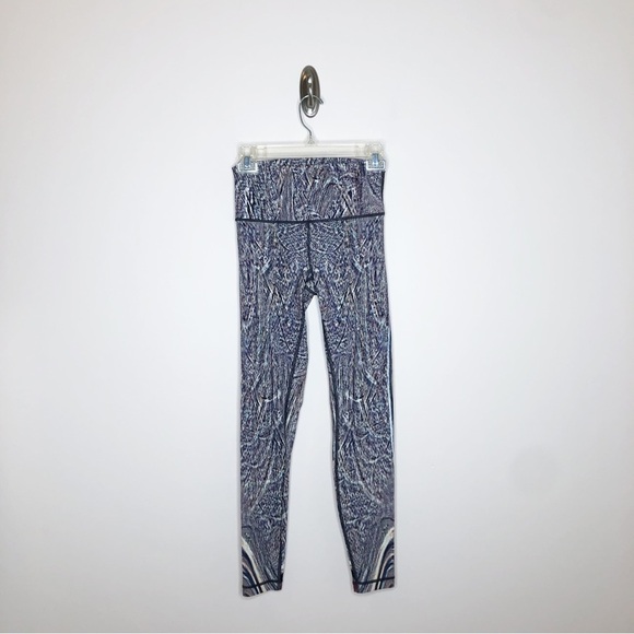 Lululemon Wunder Under High Rise Full Length Tight Polychromatic Nulux 28" 6 - Picture 2 of 7